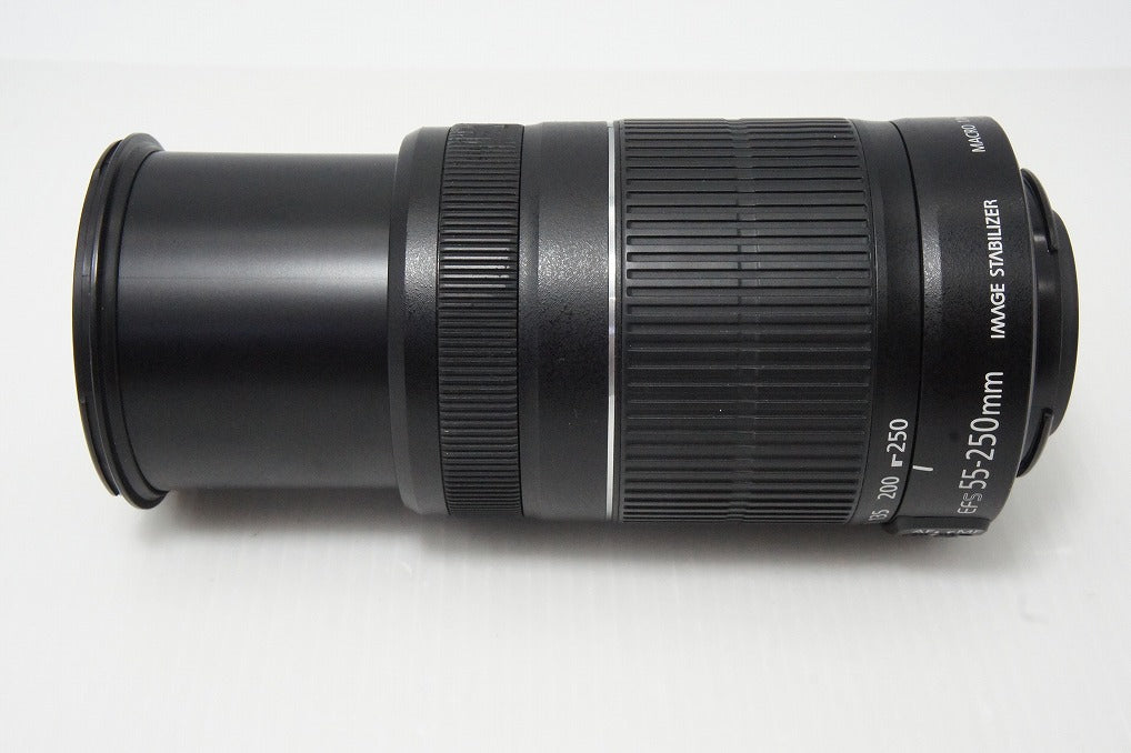 良品 Canon キヤノン EF-S 55-250mm F4-5.6 IS II APS-C ズームレンズ 260521ae