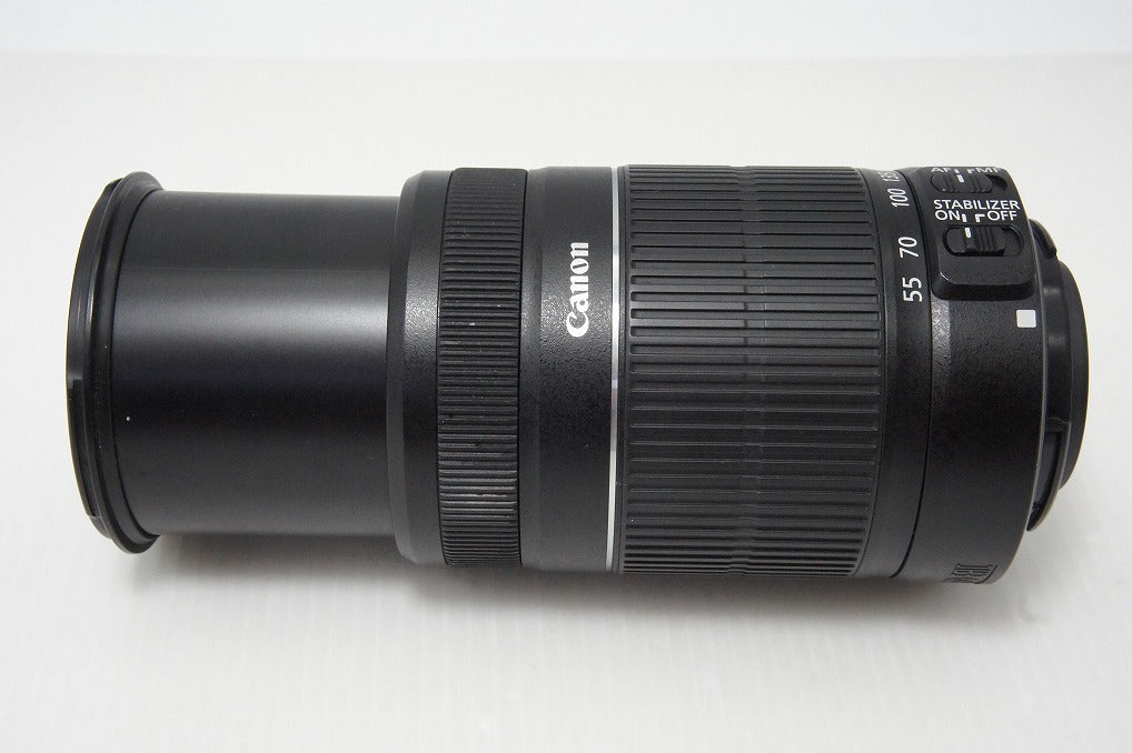 良品 Canon キヤノン EF-S 55-250mm F4-5.6 IS II APS-C ズームレンズ 260521ae