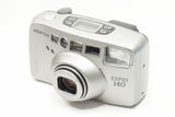 良品 PENTAX ペンタックス ESPIO 140 35mmコンパクトフィルムカメラ シルバー 元箱付 240222c