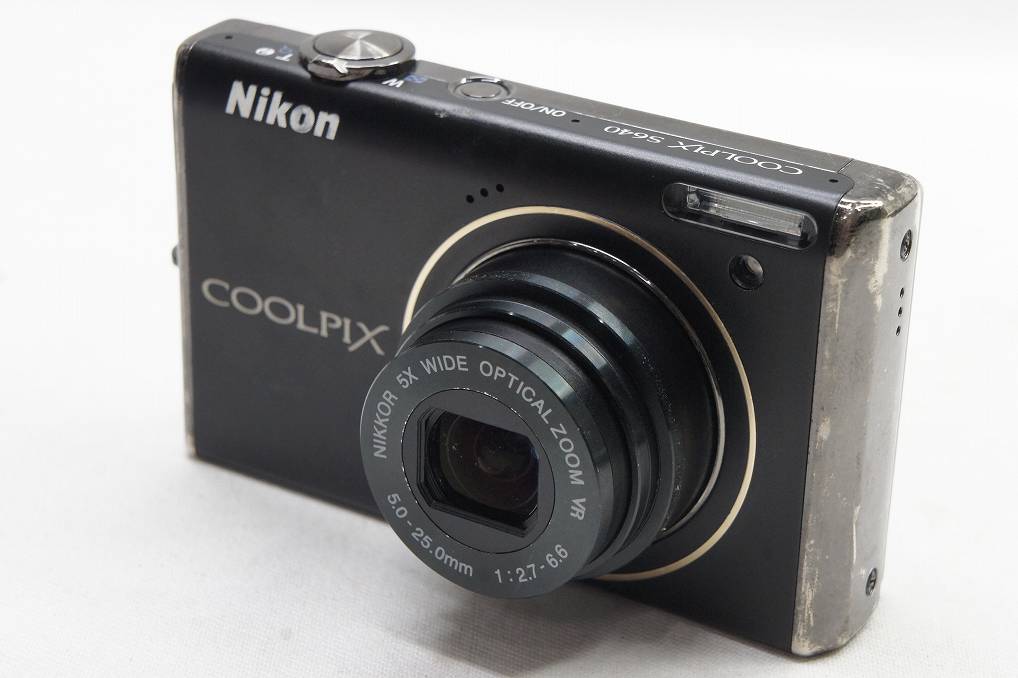 訳あり品 Nikon ニコン COOLPIX S640 コンパクトデジタルカメラ ディープブラック 250602j