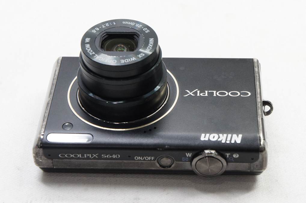 訳あり品 Nikon ニコン COOLPIX S640 コンパクトデジタルカメラ ディープブラック 250602j