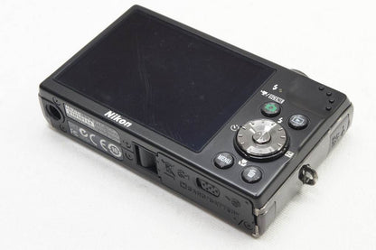 訳あり品 Nikon ニコン COOLPIX S640 コンパクトデジタルカメラ ディープブラック 250602j