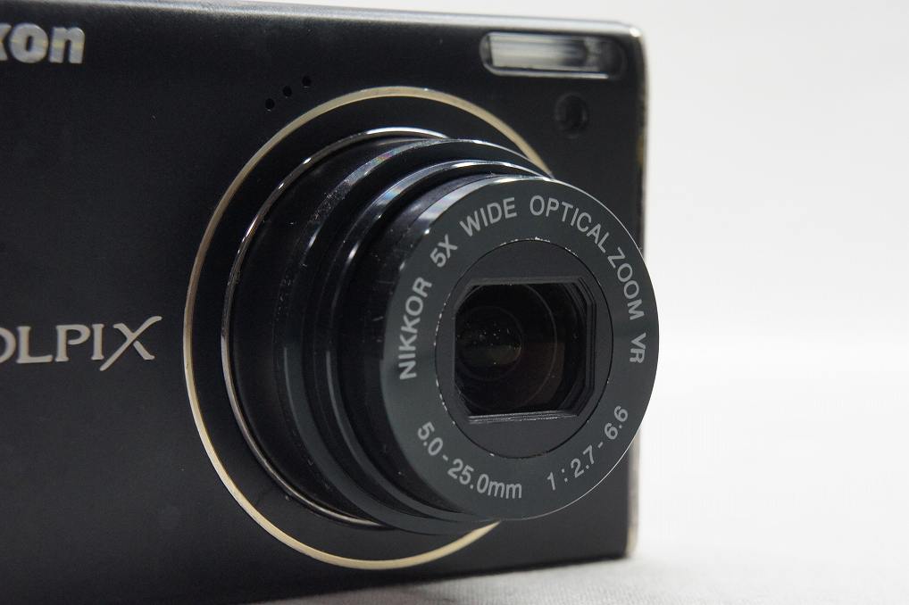 訳あり品 Nikon ニコン COOLPIX S640 コンパクトデジタルカメラ ディープブラック 250602j