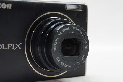 訳あり品 Nikon ニコン COOLPIX S640 コンパクトデジタルカメラ ディープブラック 250602j
