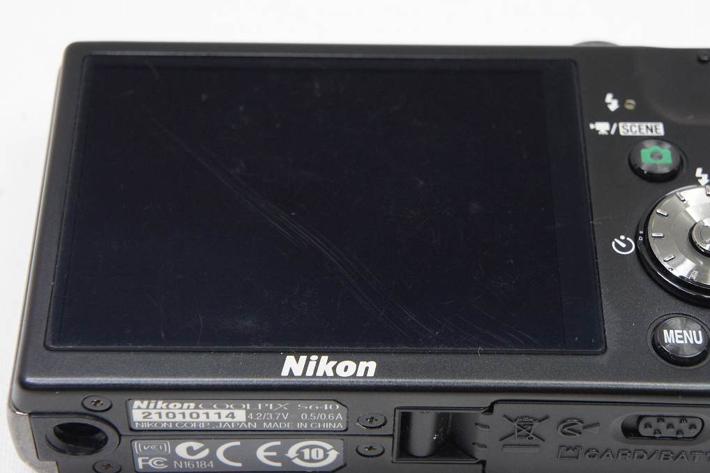 訳あり品 Nikon ニコン COOLPIX S640 コンパクトデジタルカメラ ディープブラック 250602j