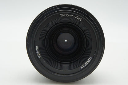 良品 YONGNUO YN 35mm F2N Nikon ニコン Fマウント 単焦点レンズ 260211y