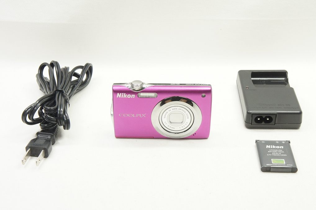 【美品】Nikon COOLPIX S3000 ピンク コンパクトデジタルカメラ 良品 Nikon ニコン COOLPIX S3000 コンパクトデジタルカメラ