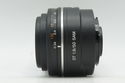 SONY ソニー DT 50mm F1.8 SAM SAL50F18 MINOLTA ミノルタ αマウント APS-C 単焦点レンズ 260211af