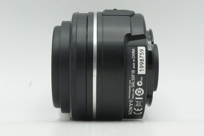 SONY ソニー DT 50mm F1.8 SAM SAL50F18 MINOLTA ミノルタ αマウント APS-C 単焦点レンズ 260211af