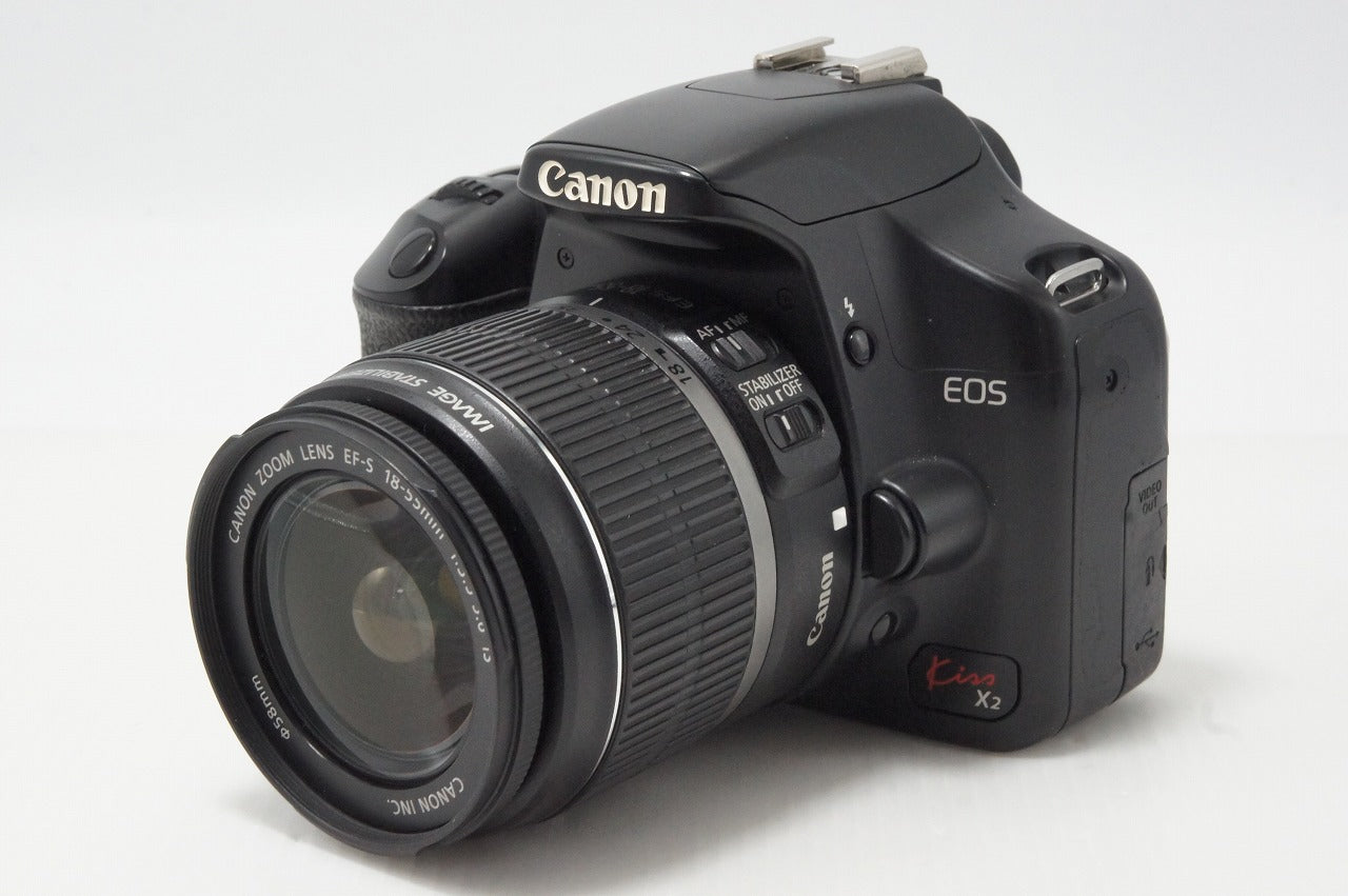 Canon キヤノン EOS Kiss X2 レンズキット (EF-S 18-55mm F3.5-5.6 IS) デジタル一眼レフカメラ 260514x