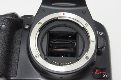 Canon キヤノン EOS Kiss X2 レンズキット (EF-S 18-55mm F3.5-5.6 IS) デジタル一眼レフカメラ 260514x