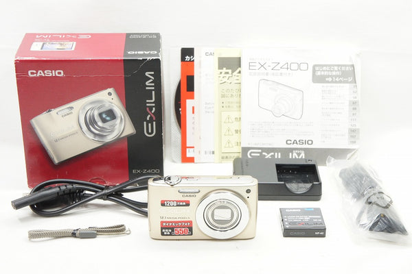 CASIO カシオ EXILIM EX-Z400 コンパクトデジタルカメラ ゴールド 元箱付 240624i