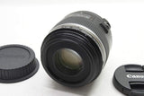 良品 Canon キヤノン EF-S 60mm F2.8 MACRO USM マクロ 単焦点レンズ フード付 240913q