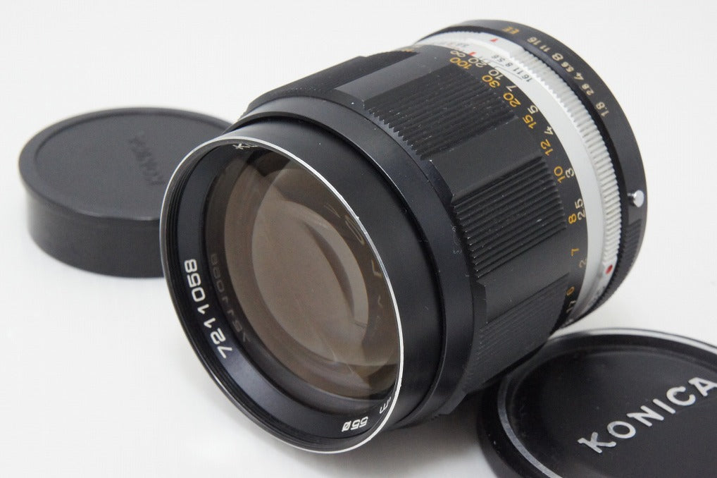 良品 KONICA コニカ HEXANON 85mm F1.8 ARマウント MF 単焦点レンズ 260325ab