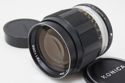 良品 KONICA コニカ HEXANON 85mm F1.8 ARマウント MF 単焦点レンズ 260325ab