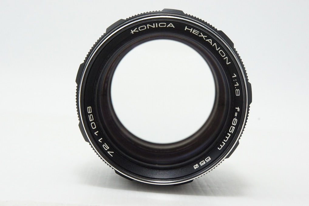 良品 KONICA コニカ HEXANON 85mm F1.8 ARマウント MF 単焦点レンズ 260325ab