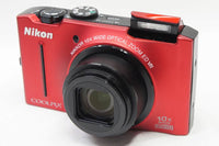 訳あり品 Nikon ニコン COOLPIX S8100 コンパクトデジタルカメラ フラッシュレッド 元箱付 250814s