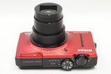 訳あり品 Nikon ニコン COOLPIX S8100 コンパクトデジタルカメラ フラッシュレッド 元箱付 250814s