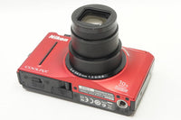 訳あり品 Nikon ニコン COOLPIX S8100 コンパクトデジタルカメラ フラッシュレッド 元箱付 250814s