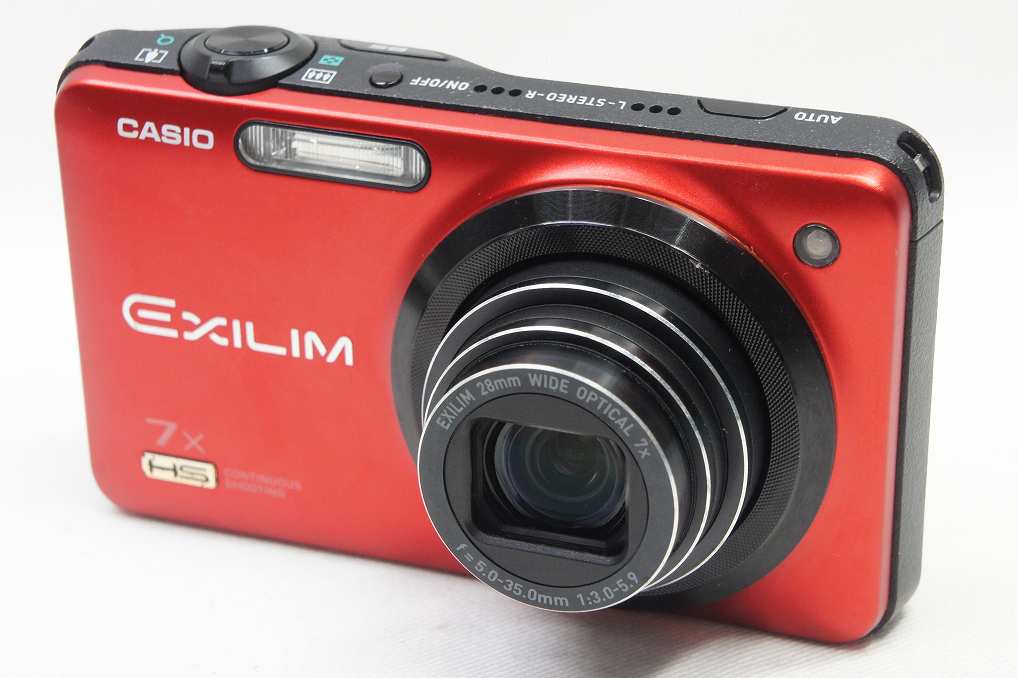 訳あり品 CASIO カシオ EXILIM EX-FC200S コンパクトデジタルカメラ レッド 250820ah