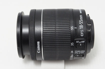 Good condition Canon EF-S 18-55mm F3.5-5.6 IS STM APS-C Zoom Lens 260521ad