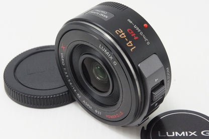 美品 Panasonic LUMIX G X VARIO PZ 14-42mm F3.5-5.6 ASPH. POWER O.I.S. H-PS14042 マイクロフォーサーズ 260521k
