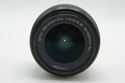 良品 ペンタックス smc PENTAX DA 18-55mm F3.5-5.6 AL APS-C ズームレンズ フード付  260216d