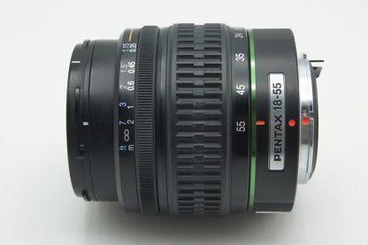 良品 ペンタックス smc PENTAX DA 18-55mm F3.5-5.6 AL APS-C ズームレンズ フード付  260216d