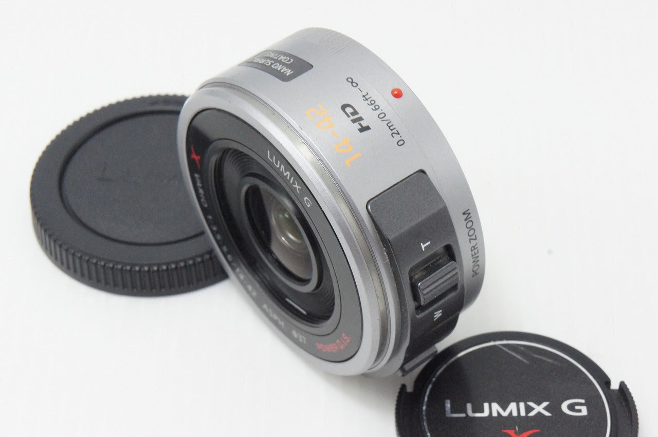 良品 Panasonic LUMIX G X VARIO PZ 14-42mm F3.5-5.6 ASPH. POWER O.I.S. H-PS14042 マイクロフォーサーズ 260508af