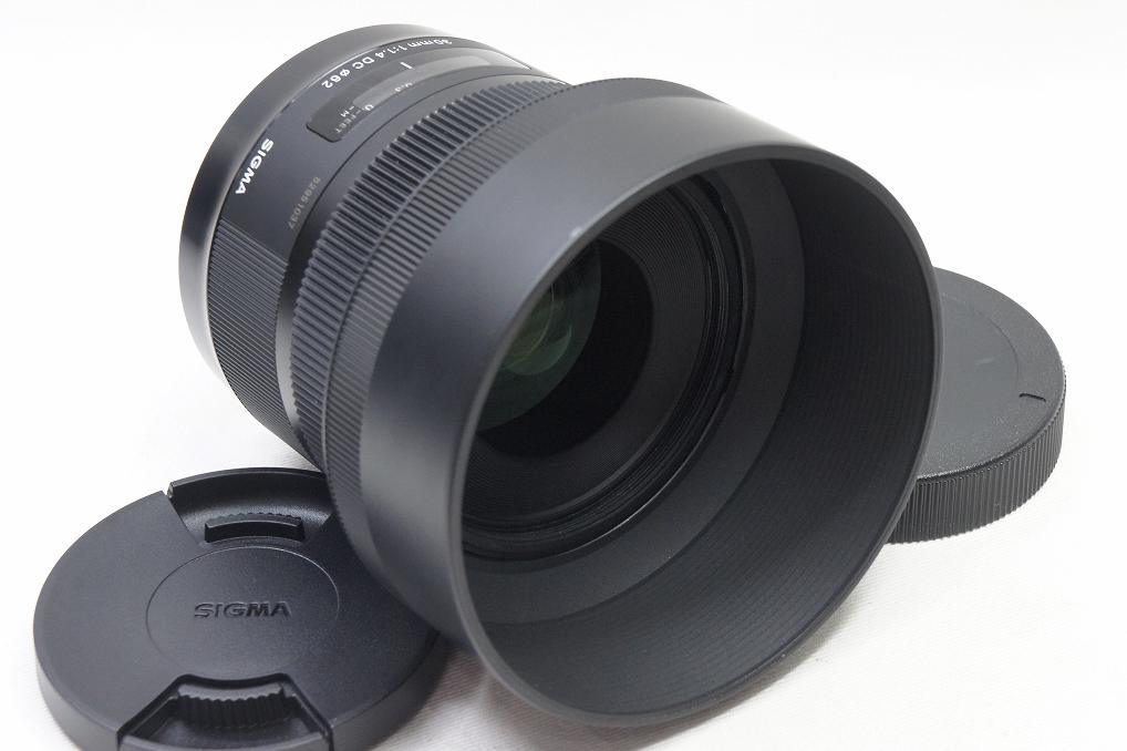 良品 SIGMA シグマ Art 30mm F1.4 DC HSM Canon キヤノン EFマウント 単焦点レンズ ポーチ付  250821d