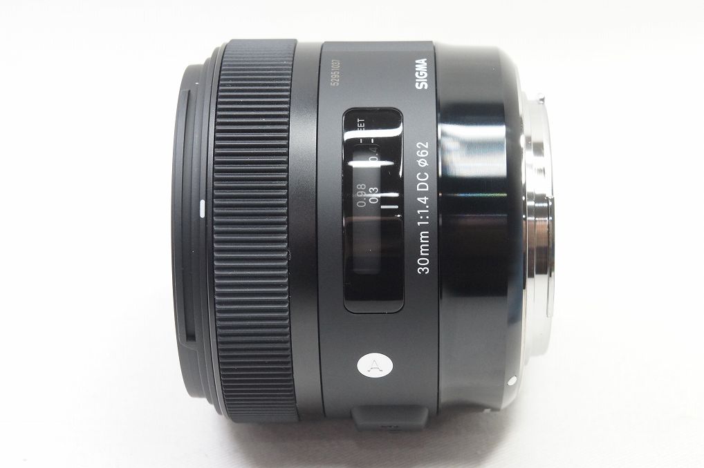良品 SIGMA シグマ Art 30mm F1.4 DC HSM Canon キヤノン EFマウント 単焦点レンズ ポーチ付  250821d