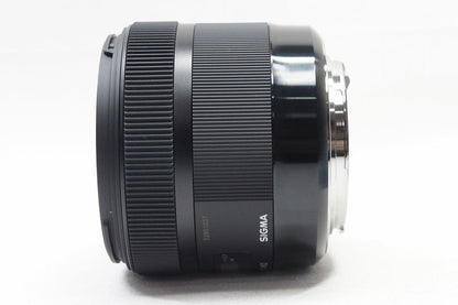 良品 SIGMA シグマ Art 30mm F1.4 DC HSM Canon キヤノン EFマウント 単焦点レンズ ポーチ付  250821d