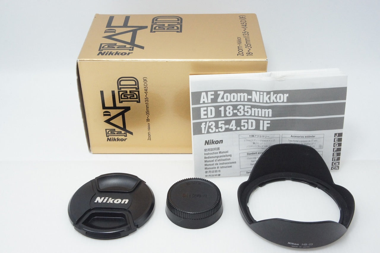 美品 Nikon ニコン AF ZOOM NIKKOR ED 18-35mm F3.5-4.5D IF ズーム