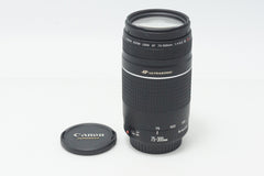 良品 Canon キヤノン EF 75-300mm F4-5.6 III USM EFマウント フルサイズ ズームレンズ 260831n