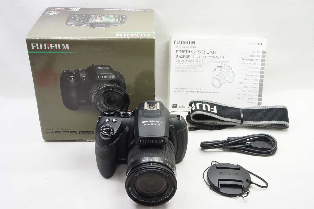 良品 FUJIFILM フジフィルム FinePix HS25EXR デジタルカメラ 元箱付 250604d