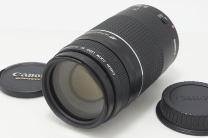 良品 Canon キヤノン EF 75-300mm F4-5.6 III USM EFマウント フルサイズ ズームレンズ 260831n