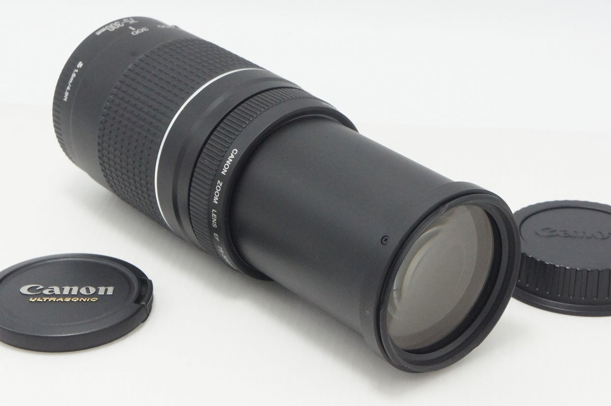 良品 Canon キヤノン EF 75-300mm F4-5.6 III USM EFマウント フルサイズ ズームレンズ 260831n