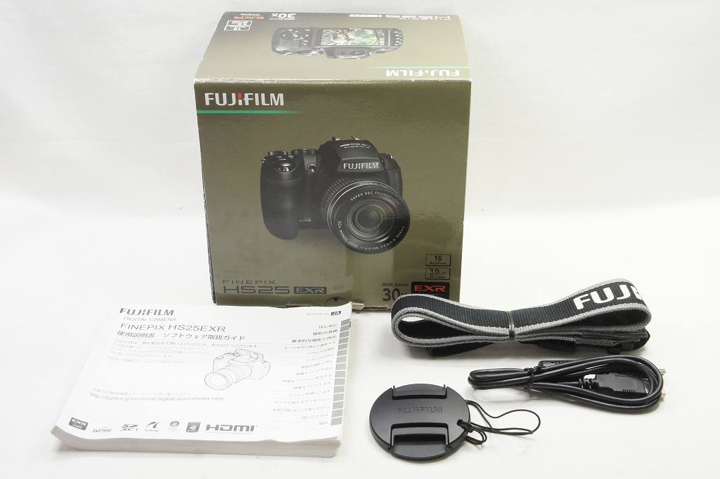 良品 FUJIFILM フジフィルム FinePix HS25EXR デジタルカメラ 元箱付 250604d