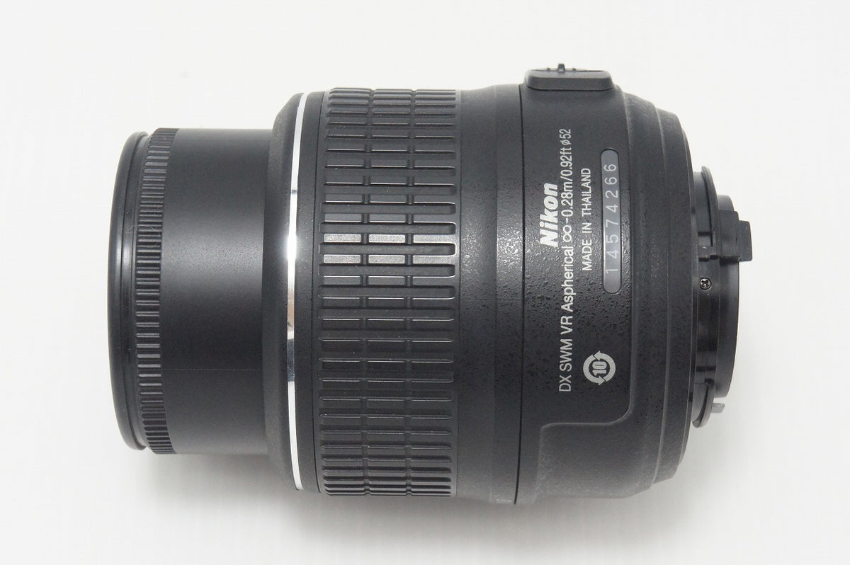 良品 Nikon ニコン AF-S DX NIKKOR 18-55mm F3.5-5.6G VR APS-C ズームレンズ フード付 260831v