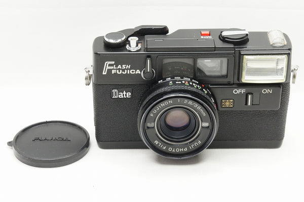 FUJIFILM フジフイルム FLASH FUJICA Date 35mmコンパクトフィルムカメラ ブラック 230525a