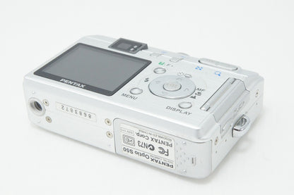 PENTAX ペンタックス Optio S50 コンパクトデジタルカメラ シルバー 260525n