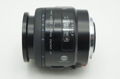 MINOLTA ミノルタ AF 50mm F2.8 MACRO NEW (Second Version) SONY ソニー αマウント 単焦点レンズ 260213e