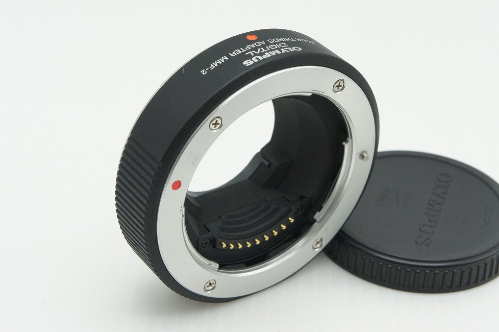 美品 OLYMPUS オリンパス フォーサーズアダプター MMF-2 マイクロフォーサーズ 260212l