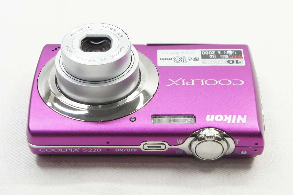 訳あり品 Nikon ニコン COOLPIX S220 コンパクトデジタルカメラ ビビットピンク 250823c