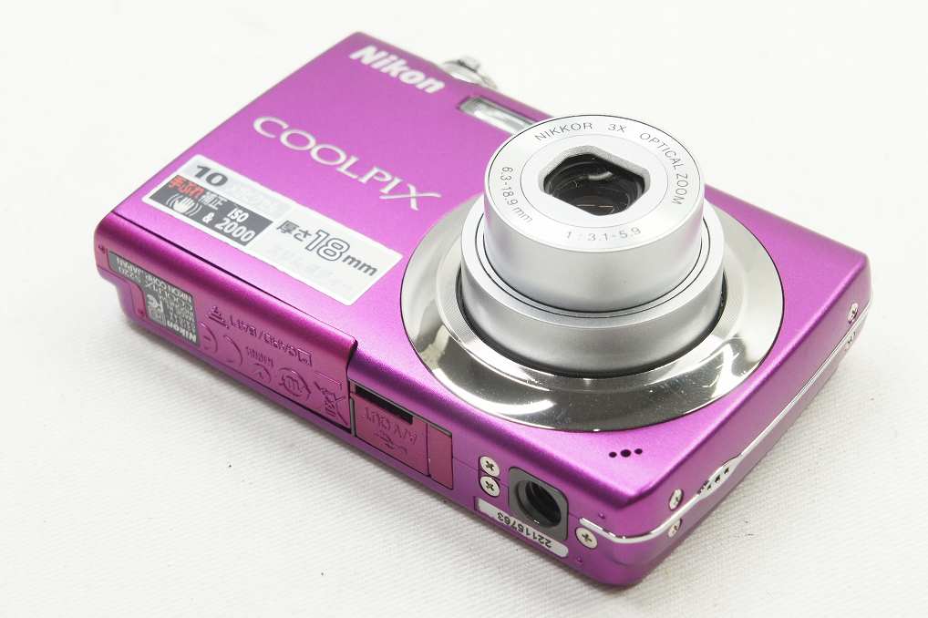 訳あり品 Nikon ニコン COOLPIX S220 コンパクトデジタルカメラ ビビットピンク 250823c