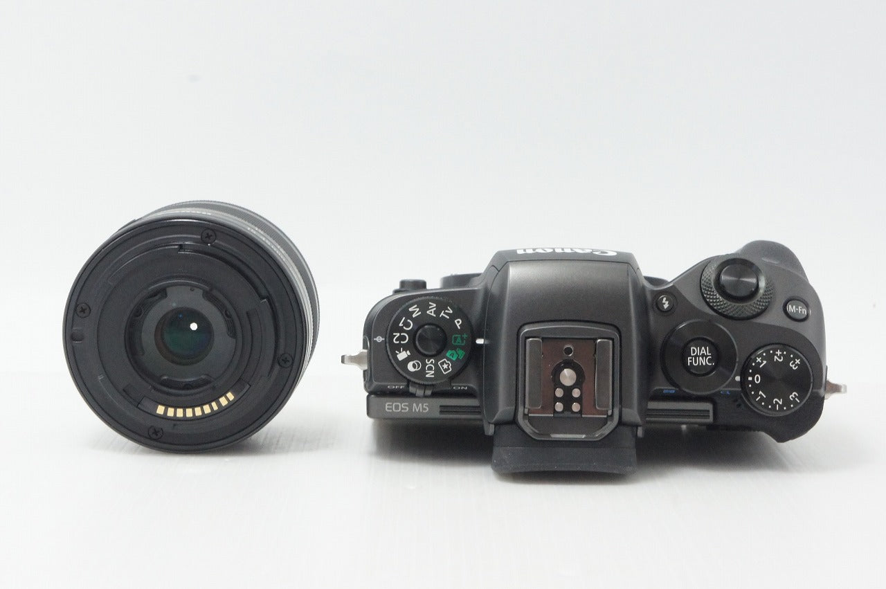 良品 Canon キヤノン EOS M5 ボディ + EF-M 15-45mm F3.5-6.3 IS STM