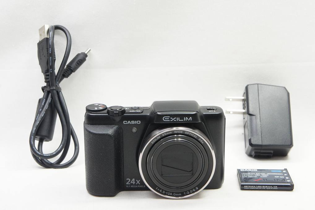良品 CASIO カシオ EXILIM EX-H60 コンパクトデジタルカメラ ブラック 250607y