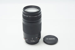 良品 Canon キヤノン EF 75-300mm F4-5.6 II フルサイズ ズームレンズ 260828f