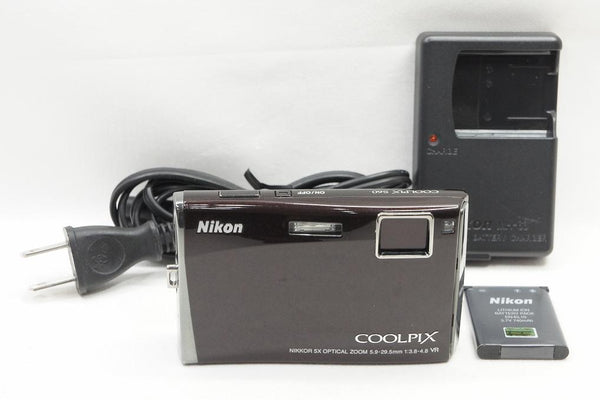 Nikon ニコン COOLPIX S60 コンパクトデジタルカメラ ブラック 240908k