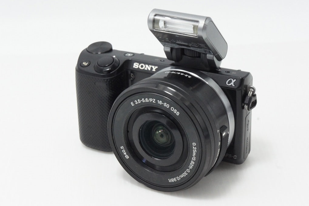 良品 SONY ソニー NEX-5T パワーズームレンズキット ミラーレス一眼カメラ ブラック 260521l